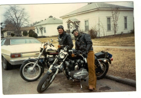 A cold day in 1983 with Cecil in Fredonia via Neodesha