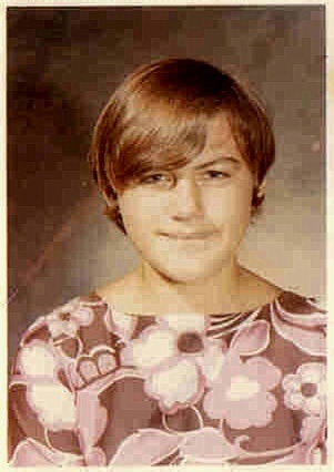 me in 7th grade, 13 years old,1971