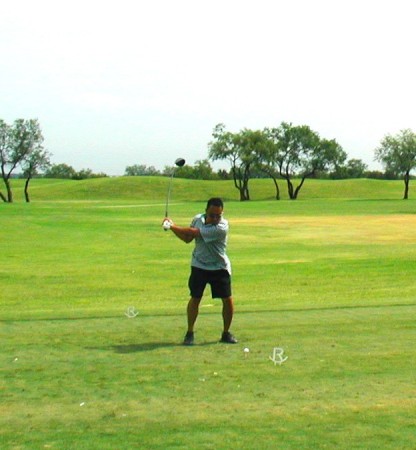 Texas, golfing with Kurt Isham...