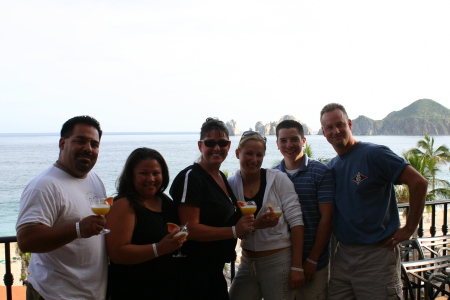 With friends in Cabo San Lucas