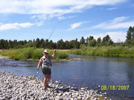 Fly fishing is fun!