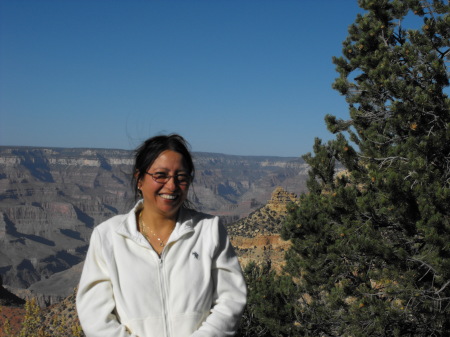 my wife at Grand Canyon