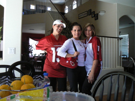 Me, my sisters Angelina and Rosie at my house