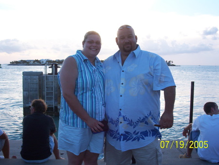 Me and girlfriend in Key West