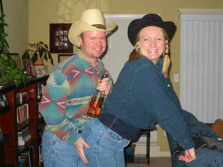 New Years party - western style