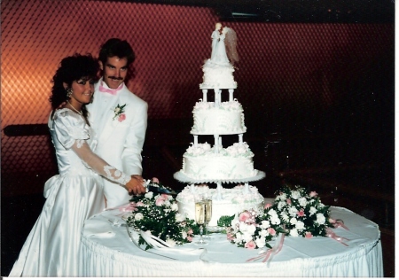 wedding day, 1987