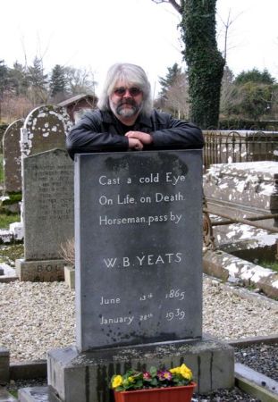 At WB Yeats grave...