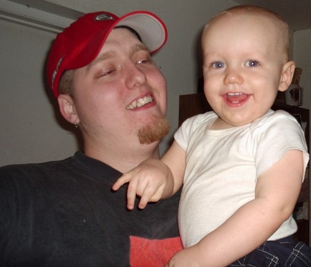 My Husband and our son Paul