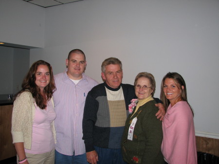 My daughter Michele, son Billy Jr, Hubby, myself, and daughter Denyse at my 5 yr survival celebration