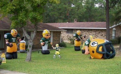 Front Yard on Game Day