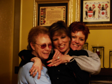 MOM AND ME AND MY OLDER SISTER TAMMY.