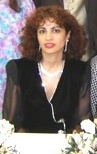 Huda Al-Azzawe at a wedding - 2005