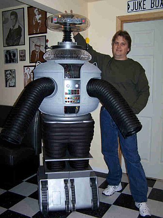 Jeff Jones with Robot