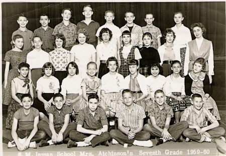 7th Grade Mrs Atchinson 1959 - 1960