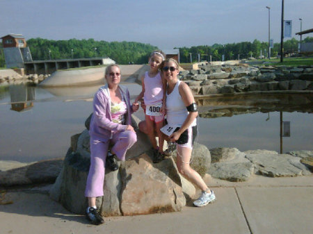 My sister Clare with daughter and granddaughte