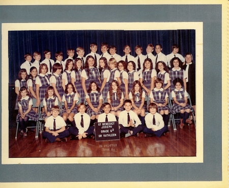 SBJL Grade 6-2 Sr. Kathleen Kane 1972/73