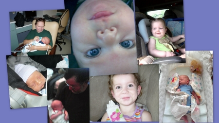 collage of kids