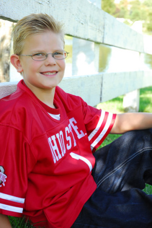 Zach's school picture for this year. (2nd grade)