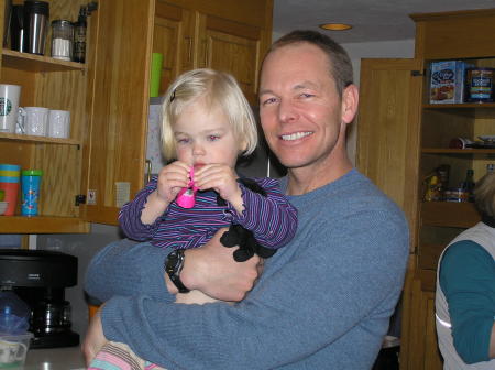 Craig and granddaughter,  Greta