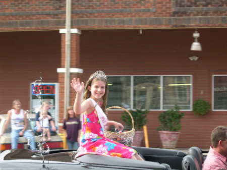 Lauren in the parade