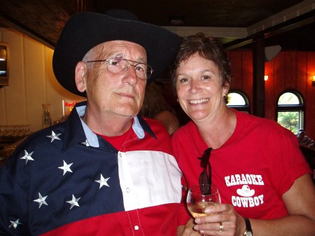 Karaoke Cowboy and Wife Anne