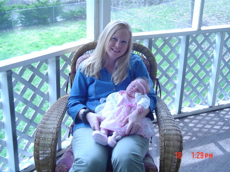 My wife Karen, and baby Kaitlyn