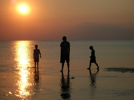 my three sons....outer banks NC