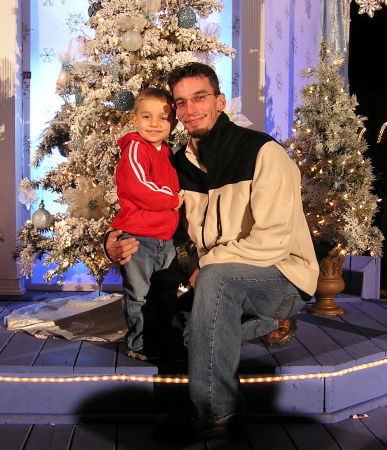 Grandson Matthew and my son Jason at Stone Mountain