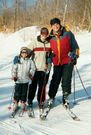 Skiing with Katy and Madelyn