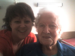 Grandma (93) and me (39)