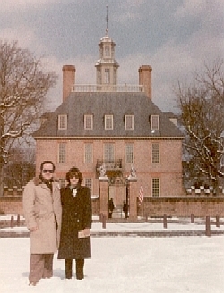 Bill and Christine at Williamsburg