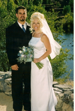 Our wedding day in 2003