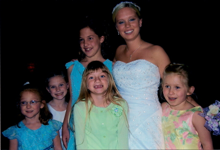 Aubrey with the BEAUTIFUL bride & Co.