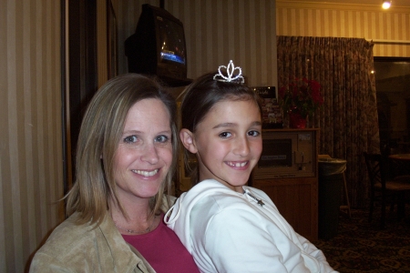 9 year old daughter Julia and I, Dec 2006
