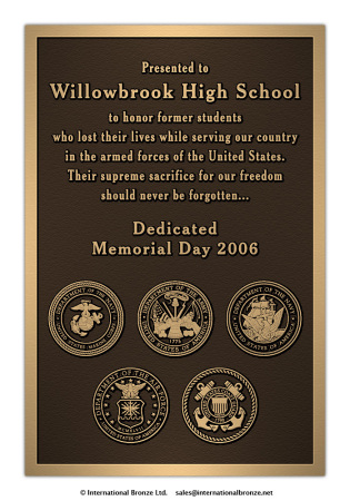 Jeff Smith's album, Willowbrook HS Veterans Memorial