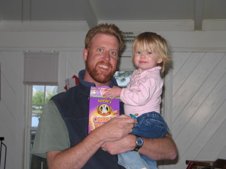 My daughter Eileen amd me about a year ago (she was 2 then).