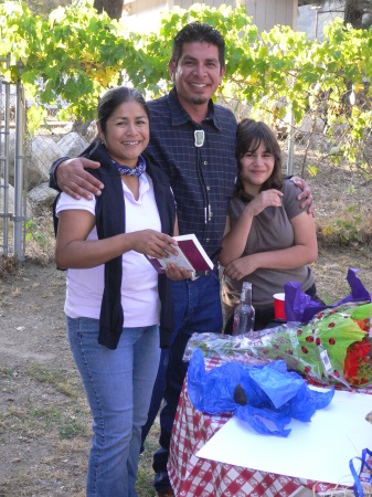 My daughter, son and granddaughter, Jul. 2006