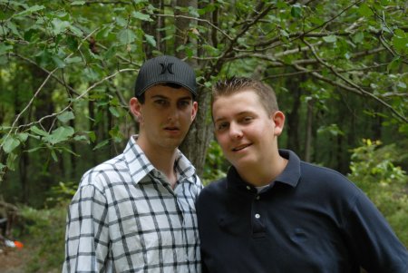 My sons, Andy (20) and Chris (17)