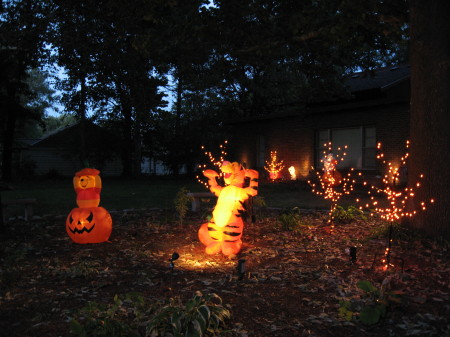 My Yard At Halloween