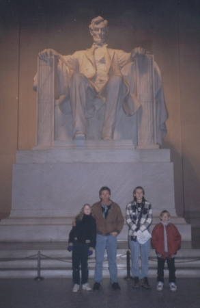 Kids and me in Washington DC