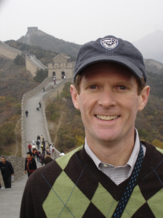 Michael on the Great Wall, Oct. 2006