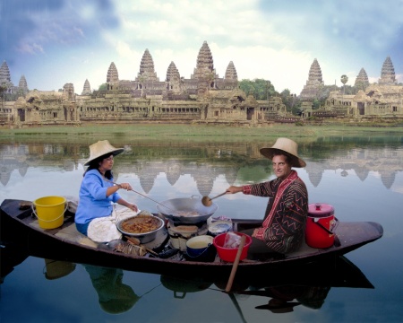 LUNCH IN CAMBODIA OCT 2005