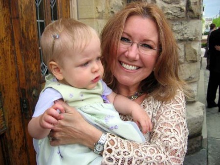 Ellie+Gramma at Meg's Wedding