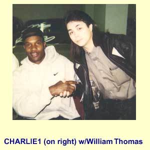 Charlie with William Thomas - 12/21/1996