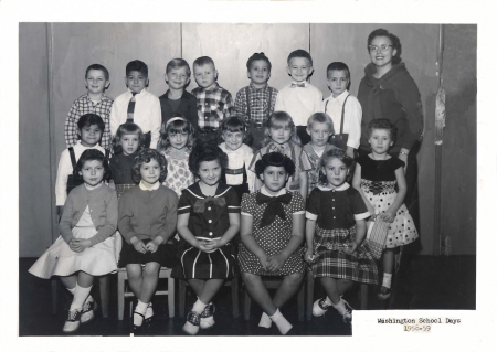 Mrs. Schaeffer Kindergarten-1958-1959