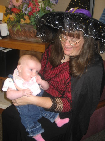 Jenn & Baby Emma-Halloween 2006