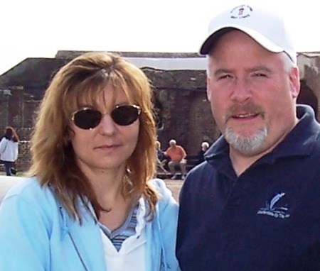 Linda and I at Fort Sumter in March 2005