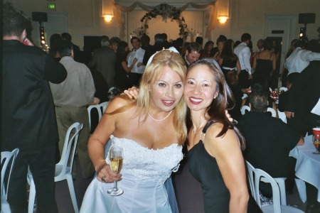 On Jenn's Wedding Day, me as bride's maid