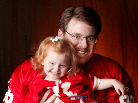 Samantha and Daddy Dec 2004