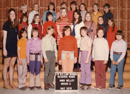 killam school grade 5 1971-1972